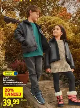 Lidl Lupilu - Buty chłopięce lub śniegowe dziewczęce oferta