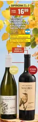 Biedronka MALBEC RESERVE / CHARDONNAY EXCLUSIVE SELECTION oferta