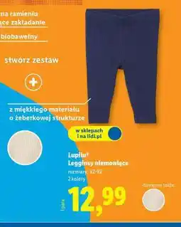 Lidl Lupilu Legginsy niemowlęce oferta