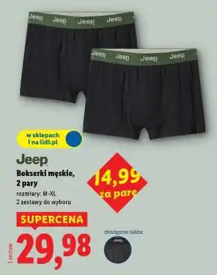Lidl Jeep Bokserki męskie, 2 pary oferta