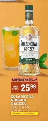 Biedronka ŻOŁĄDKOWA GORZKA Z MIĘTĄ oferta