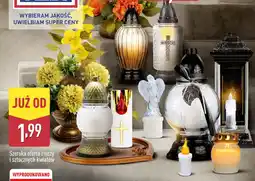 ALDI Znicze i sztuczne kwiaty oferta