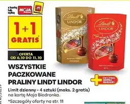 Biedronka Praliny milk Lindt Lindor oferta