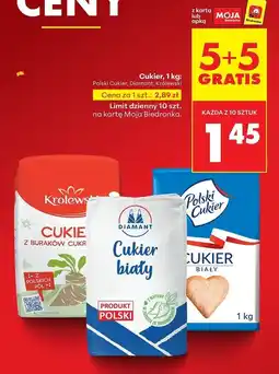 Biedronka Cukier 1 kg oferta