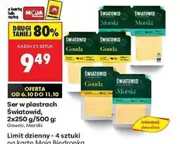 Biedronka Ser morski plastry Światowid oferta