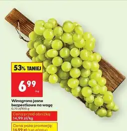 Biedronka Winogrona jasne oferta
