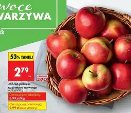 Biedronka Jabłka czerwone polskie oferta