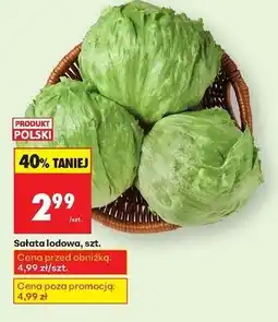 Biedronka Sałata lodowa oferta