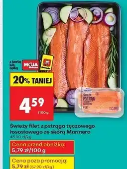 Biedronka Pstrąg tęczowo-łososiowy filet Marinero oferta