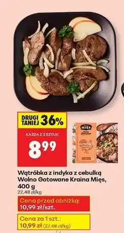 Biedronka Wątróbka z indyka cebulką Kraina Mięs oferta