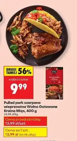 Biedronka Wieprzowina szarpana wolno gotowana Kraina Mięs oferta