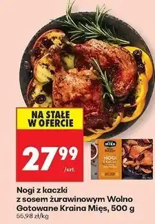 Biedronka Nogi z kaczki sosem żurawinowym Kraina Mięs oferta
