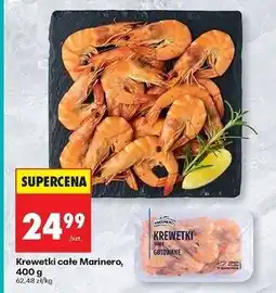Biedronka Krewetki całe Marinero oferta