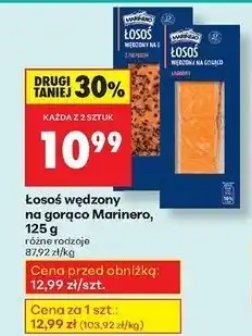 Biedronka Łosoś wędzony na ciepło w pieprzu Marinero oferta