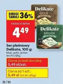 Biedronka Ser pleśniowy green Delikate oferta