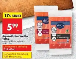 Biedronka Szynka delikatna Kraina Wędlin oferta