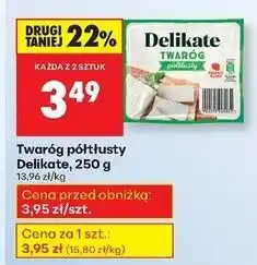 Biedronka Twaróg półtłusty Delikate oferta