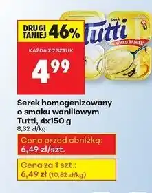 Biedronka Serek wanilia Tutti oferta