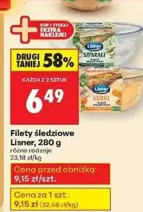 Biedronka Filety śledziowe w sosie grzybowym z kurkami Lisner oferta