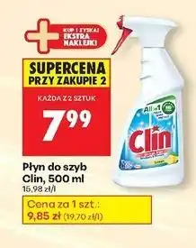 Biedronka Płyn do mycia szyb lemon Clin Windows & Glass oferta