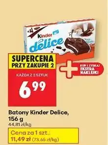 Biedronka Baton kakaowy Kinder Delice oferta