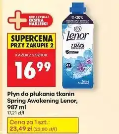 Biedronka Płyn do płukania spring awakening Lenor oferta