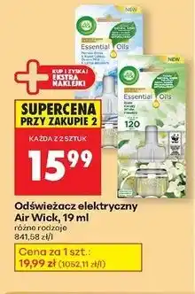 Biedronka Wkład morska bryza i kwiat lotosu Air Wick Electric Essential Oils oferta