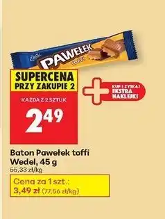 Biedronka Baton toffi E. Wedel Pawełek oferta