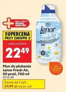 Biedronka Płyn do płukania sensitive Lenor Fresh Air Effect oferta