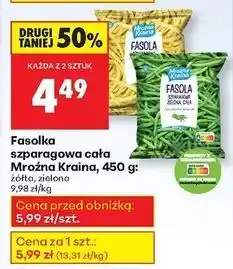 Biedronka Fasolka szparagowa żółta Mroźna Kraina oferta