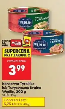 Biedronka Konserwa turystyczna Kraina Wędlin oferta