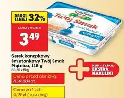 Biedronka Serek śmietankowy naturalny Piątnica Twój Smak oferta