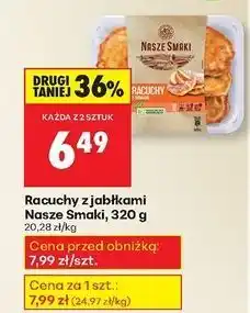Biedronka Racuchy z jabłkami Nasze Smaki oferta