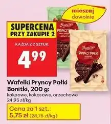Biedronka Wafelki orzechowe Bonitki oferta