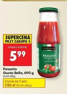 Biedronka Passata classica Gustobello oferta