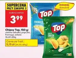 Biedronka Chipsy solone Top Chips oferta