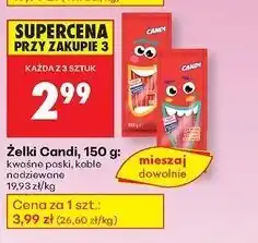 Biedronka Żelki kable truskawkowe Candi (Biedronka) oferta