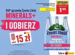Biedronka Woda lekko gazowana Żywiec Zdrój Minerals+ oferta