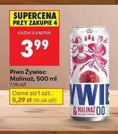 Biedronka Piwo Żywiec Malinaż oferta