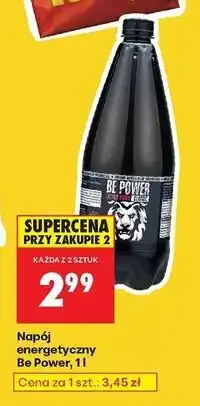 Biedronka Napój energetyczny classic Be Power oferta