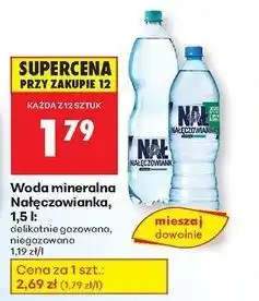 Biedronka Woda niegazowana Nałęczowianka oferta