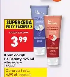 Biedronka Krem do rąk nawilżający Be Beauty oferta