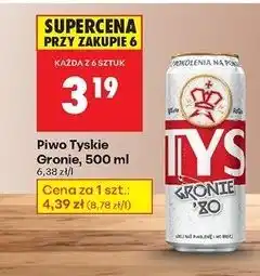 Biedronka Piwo Tyskie Gronie oferta