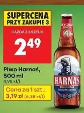 Biedronka Piwo Harnaś Jasne Pełne oferta