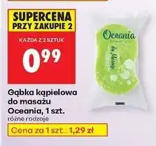 Biedronka Gąbka do masażu Oceania oferta