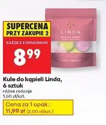Biedronka Kule do kąpieli róża-lawenda-kwiat pomarańczy Linda oferta