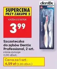 Biedronka Szczoteczka do zębów professional średnia Dentix oferta