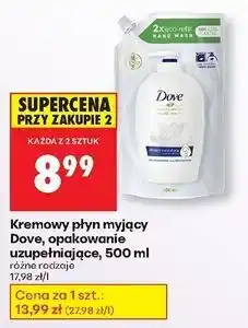 Biedronka Mydło w płynie - zapas Dove Deeply Nourishing oferta