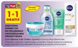 Biedronka Lekki żel do twarzy odświeżający hydrożel Nivea Creme Care oferta