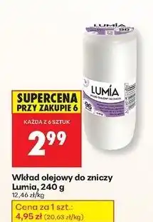 Biedronka Wkład olejowy do zniczy 240 g 96 h Lumia oferta